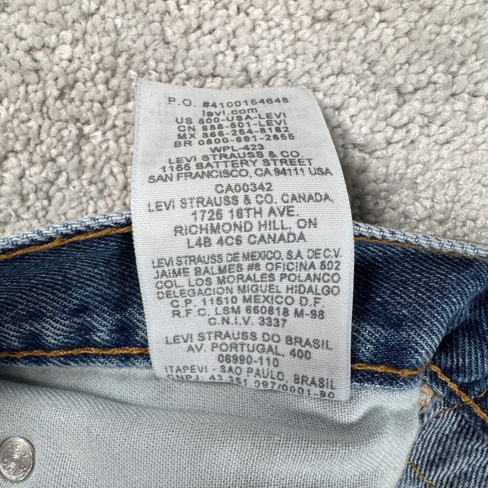 Levi's 517 Bootcut Jeans Mens 42x30 Blue Denim Classic Fit 2012 - Picture 14 of 16